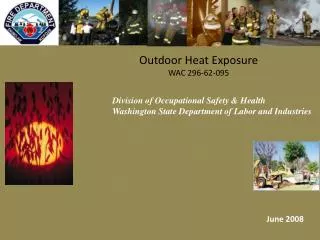 Outdoor Heat Exposure WAC 296-62-095