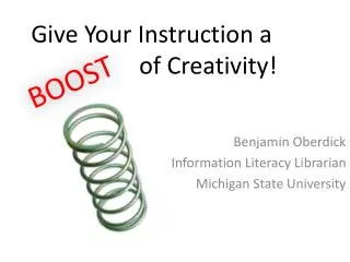 Give Your Instruction a of Creativity!