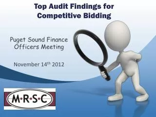 Top Audit Findings for Competitive Bidding