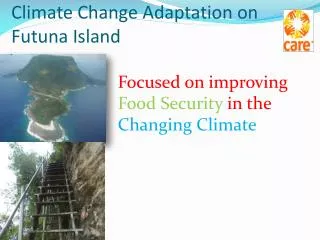 Climate Change Adaptation on Futuna Island