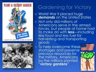 Gardening for Victory