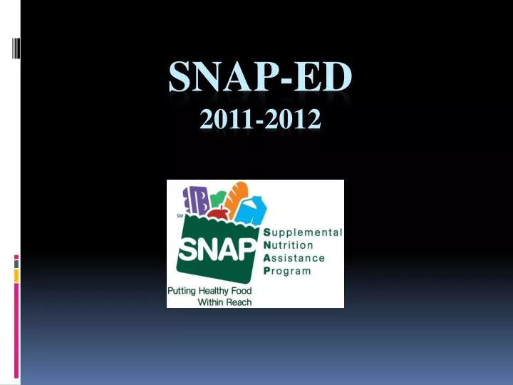 snap ed 2011 2012