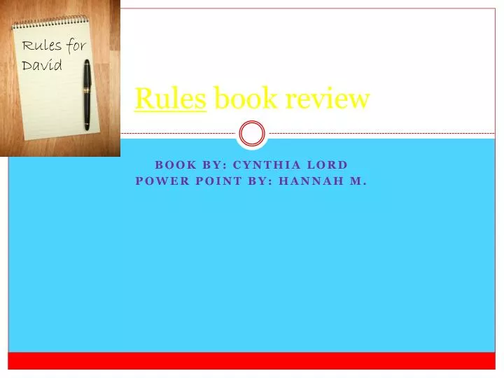 rules book review