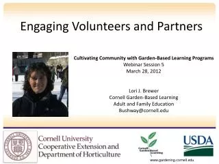 Engaging Volunteers and Partners
