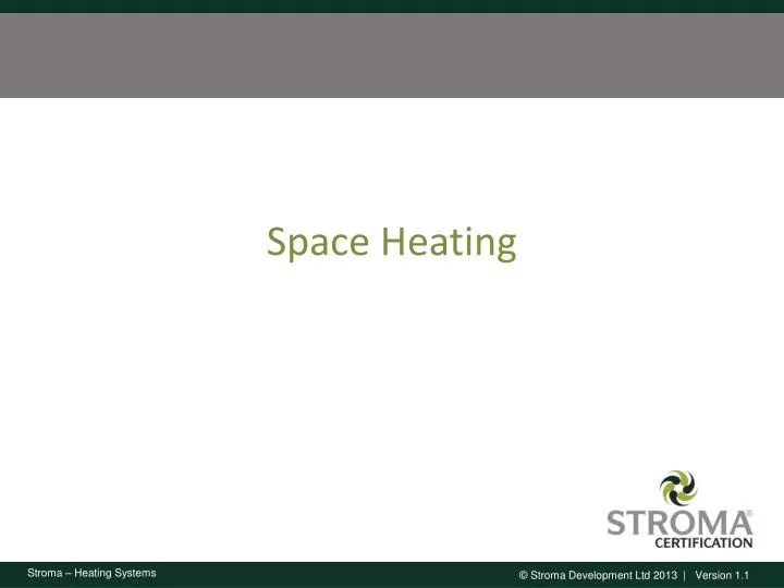 space heating
