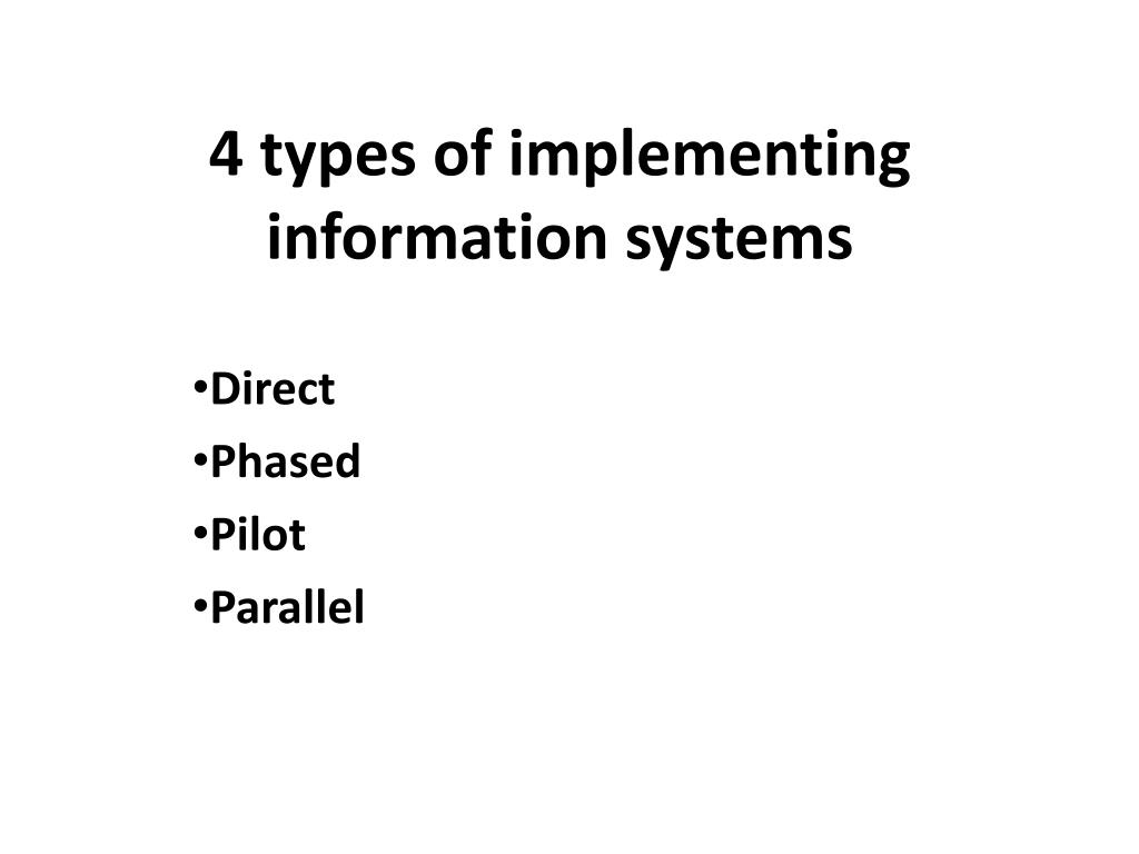 PPT - Understanding Information System Implementation and Maintenance ...