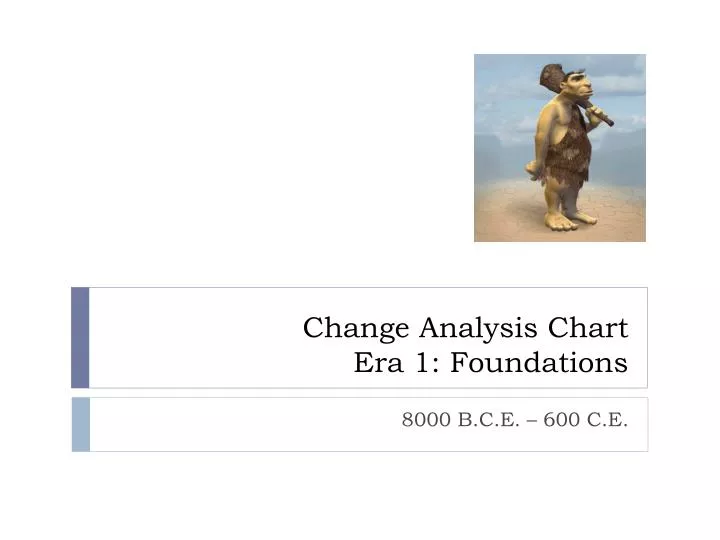 change analysis chart era 1 foundations