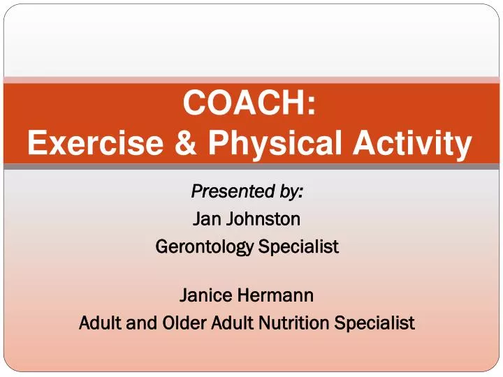 coach exercise physical activity