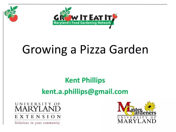 growing a pizza garden