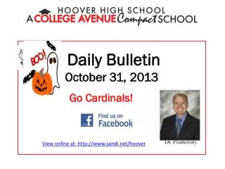 Daily Bulletin October 31, 2013