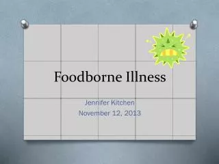 Foodborne Illness