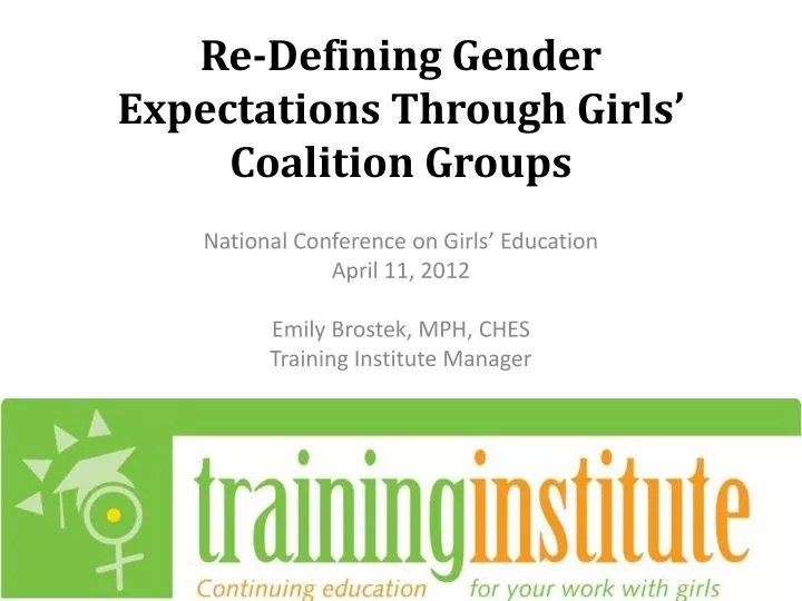 re defining gender expectations through girls coalition groups
