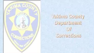Yakima County Department Of Corrections