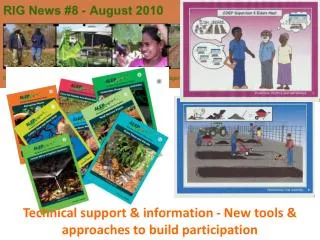 Technical support &amp; information - New tools &amp; approaches to build participation