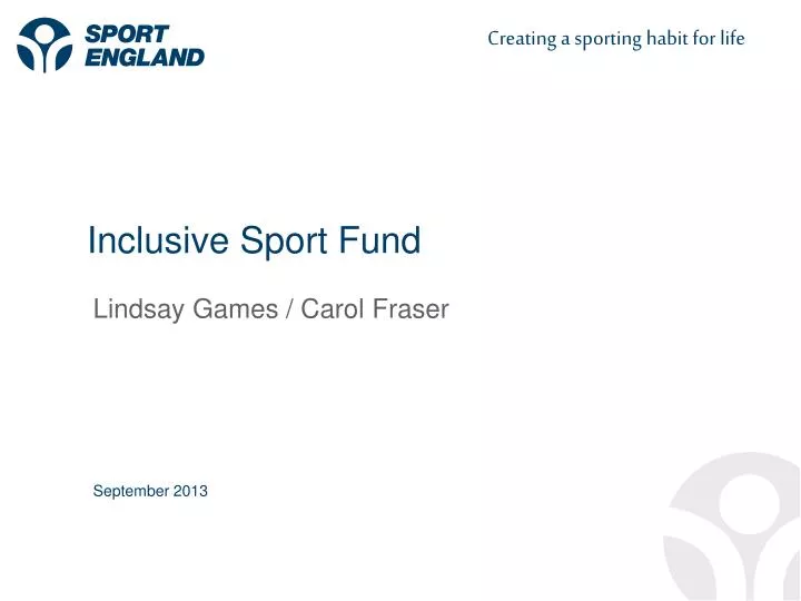 inclusive sport fund