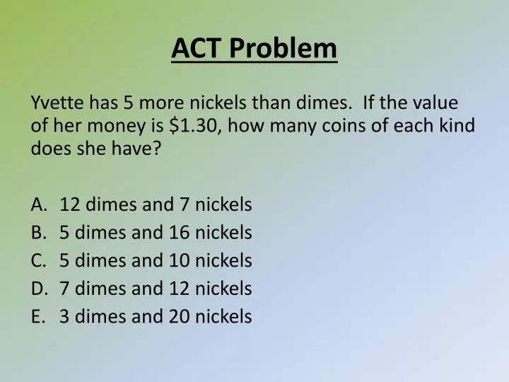 act problem