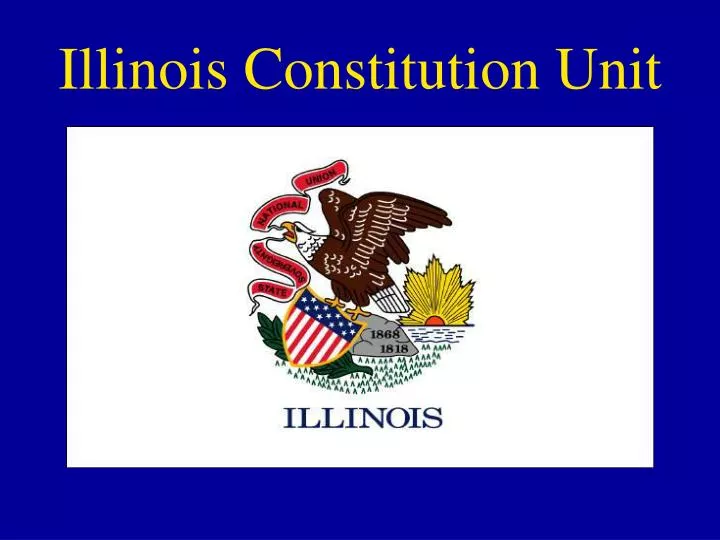 illinois constitution unit