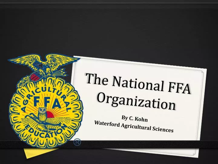 FFA History Comes to Life - National FFA Organization