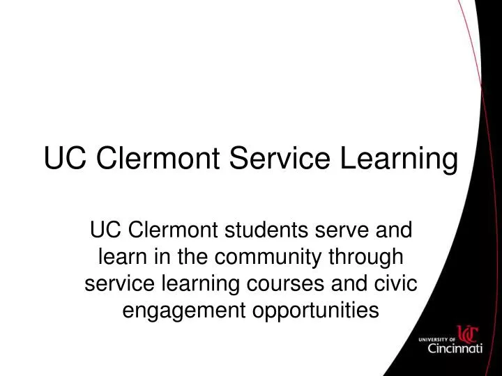 uc clermont service learning