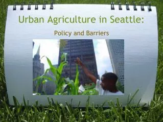 Urban Agriculture in Seattle:
