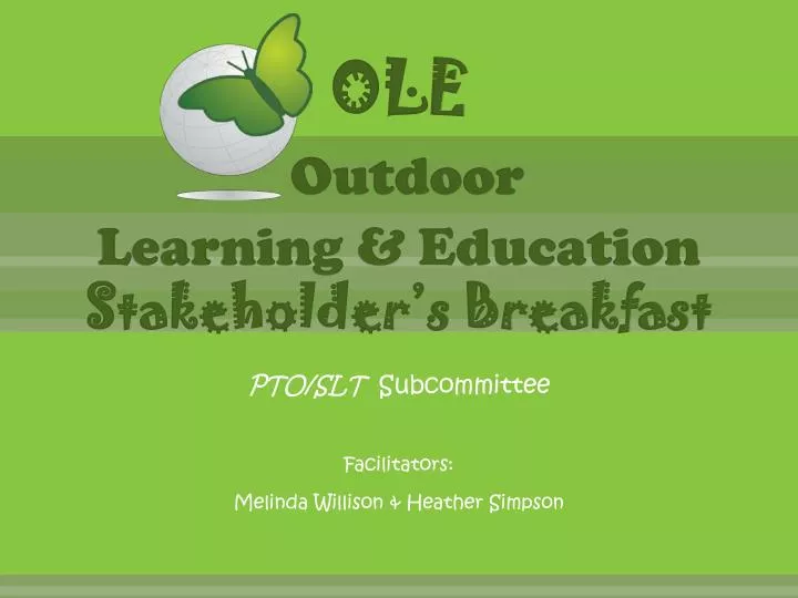 ole outdoor learning education stakeholder s breakfast
