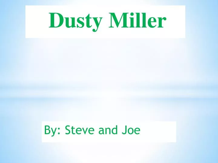 dusty miller