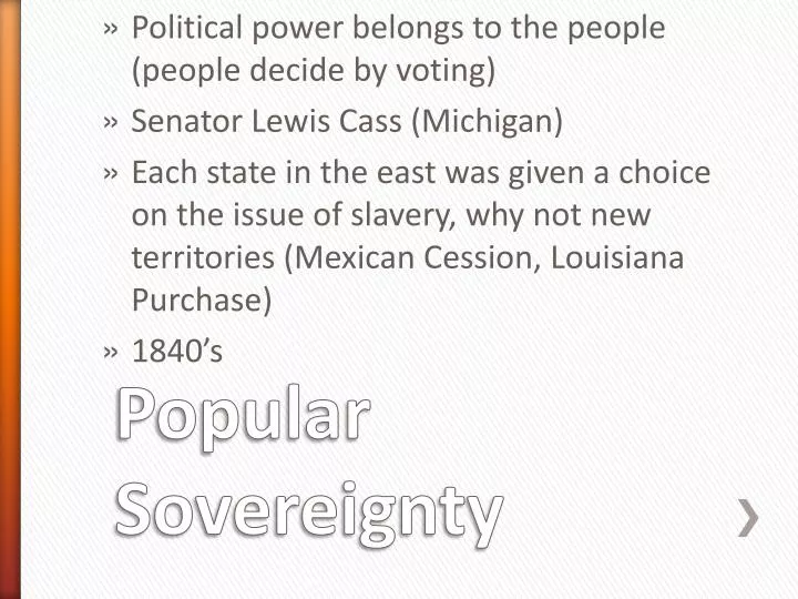 popular sovereignty