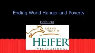 Ending World Hunger and Poverty