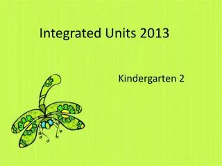 Integrated Units 2013