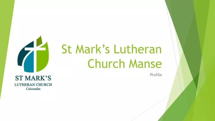 st mark s lutheran church manse