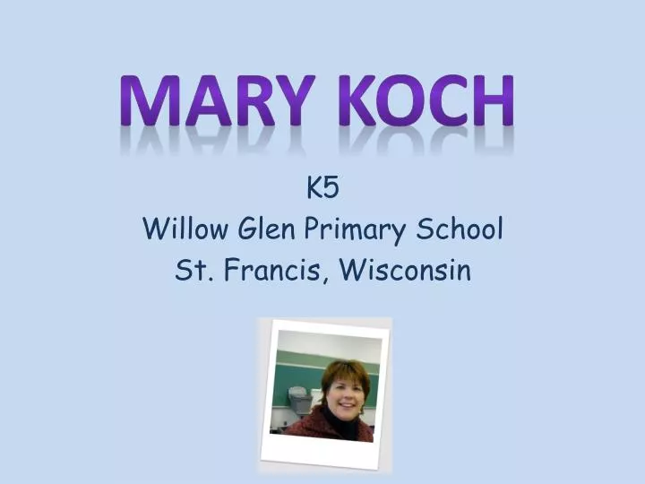 k5 willow glen primary school st francis wisconsin