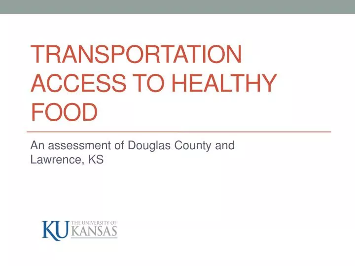 transportation access to healthy food