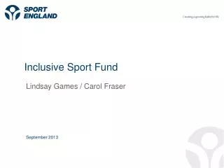 Inclusive Sport Fund