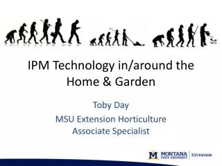 IPM Technology in/around the Home &amp; Garden
