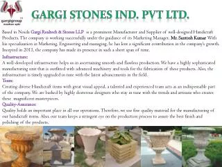 Gargi Stones Ind. Pvt Ltd.