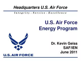 U.S. Air Force Energy Program