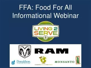 FFA: Food For All Informational Webinar