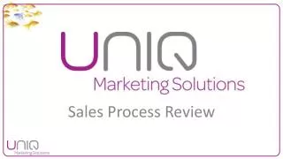 Sales Process Review