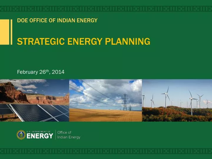 strategic energy planning