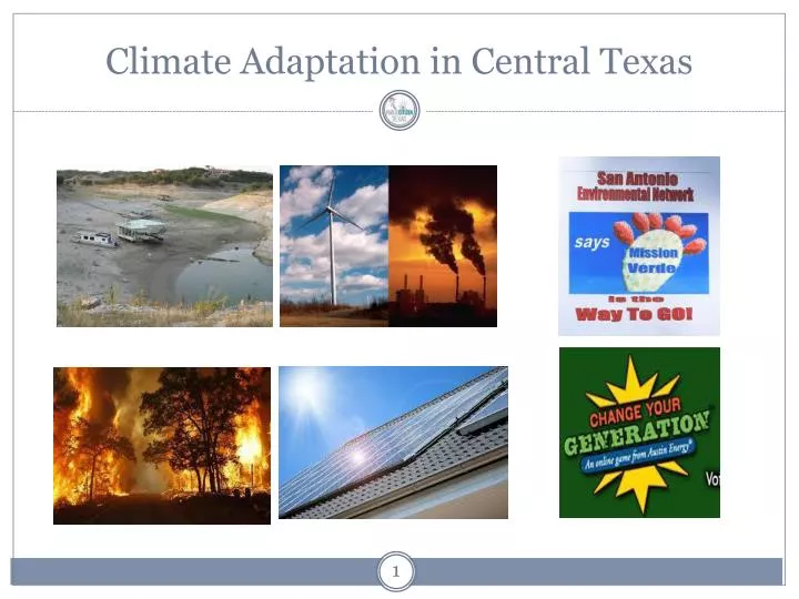 climate adaptation in central texas