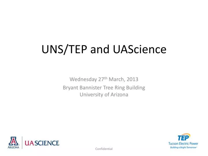 uns tep and uascience