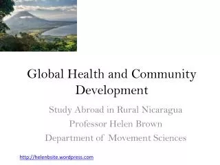 Global Health and Community Development