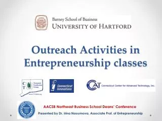 Outreach A ctivities in Entrepreneurship classes