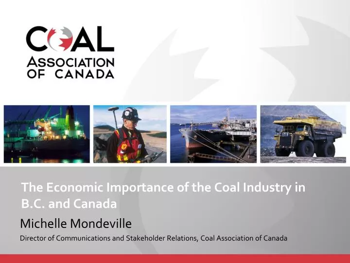the economic importance of the coal industry in b c and canada
