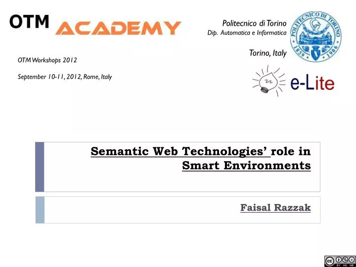 semantic web technologies role in smart environments