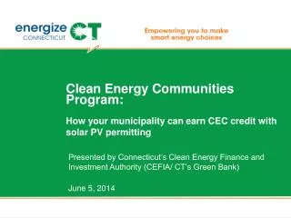 Clean Energy Communities Program: How your municipality can earn CEC credit with solar PV permitting