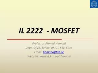 IL 2222 - MOSFET