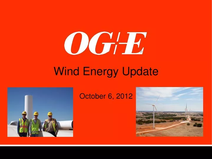wind energy update october 6 2012