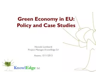 Green Economy in EU: Policy and Case Studies