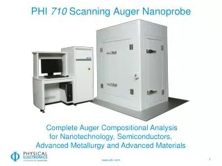 PHI 710 Scanning Auger Nanoprobe